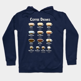 Coffee Drinks Hoodie